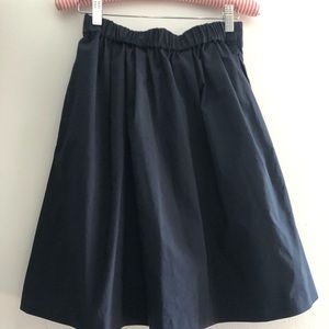 Uniqlo aline mid-length skirt with pleats